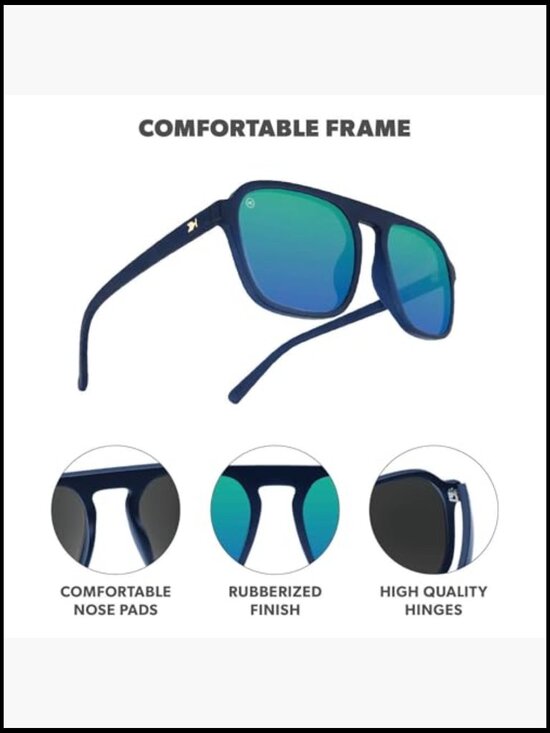 Polarized Sunglasses with UV400 Protection - Wrap Around Oversized Square Frame main image 5